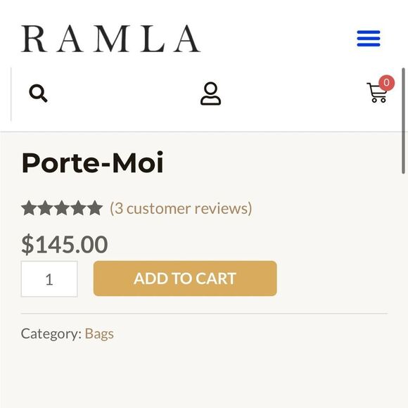 ~$145โMSRP - Ramla PORTE-MOI SHAPED Bag - Bright Hot Pink & Gold-Colored Brass - Picture 4 of 6